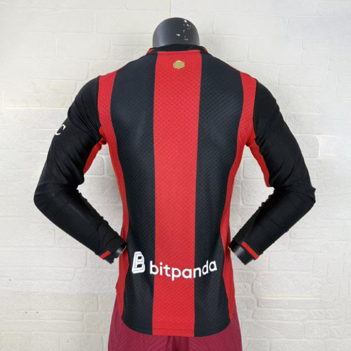AC Milan Home Men Long Sleeve Player Jersey 26/27