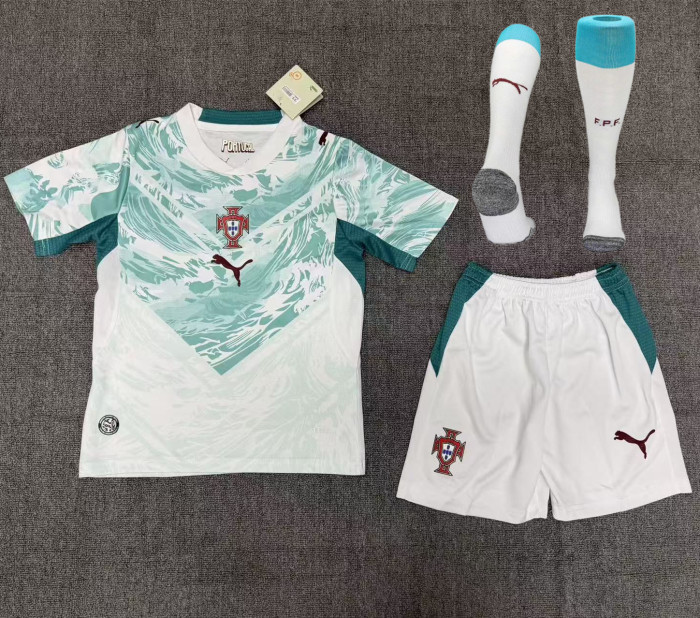 Portugal 2026 World Cup Away Kids Suit & Socks