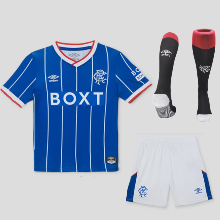 Rangers Home Kids Suit & Socks 26/27
