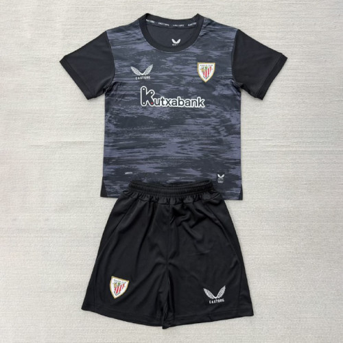Athletic Bilbao Black Goalkeeper Kids Suit 26/27