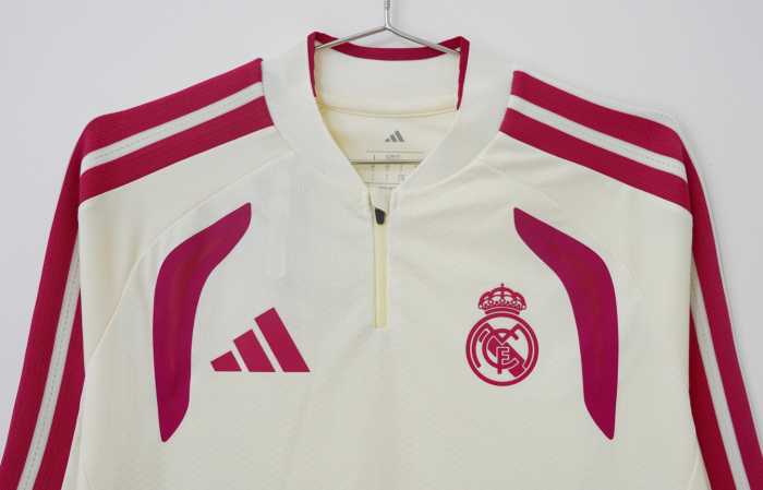 Real Madrid Player Version Quarter-Zip Training Top 2026