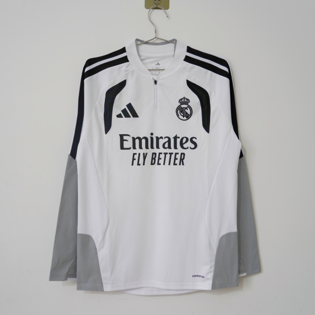 Real Madrid Player Version Quarter-Zip Training Top 2026