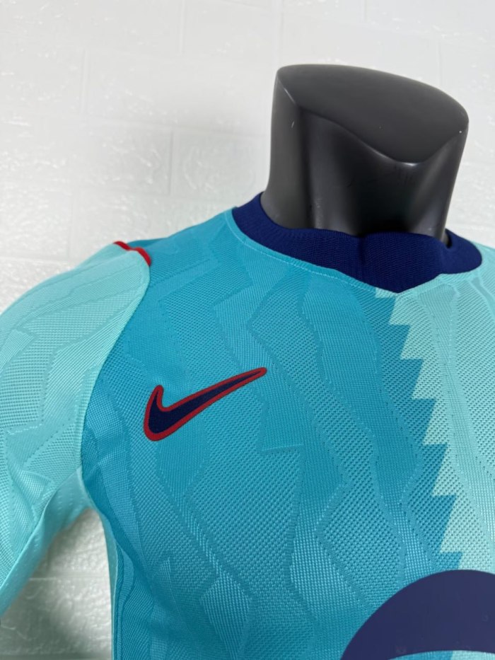 Barcelona Third Player Long Sleeve Jersey 26/27