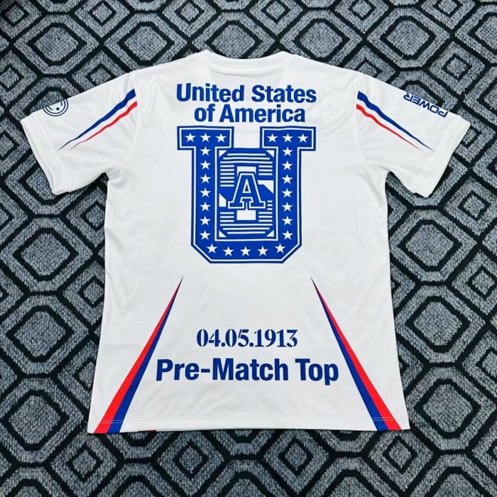 United States 2026 Pre Match White Men Jersey