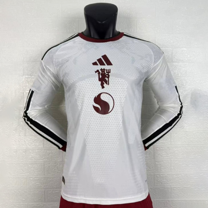 Manchester United Third Player Long Sleeve Jersey 26/27