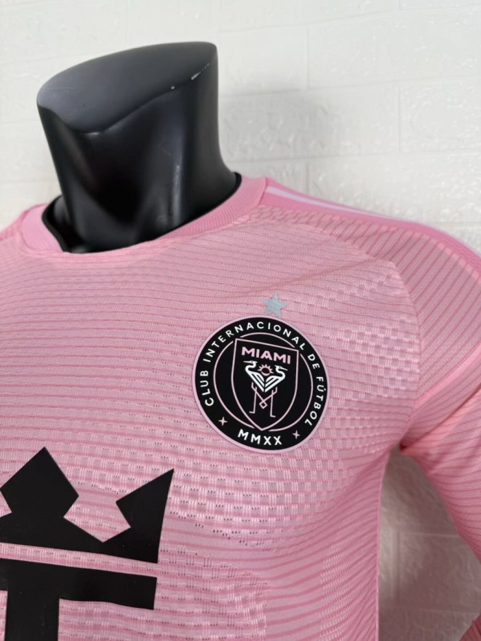 Inter Miami Home Player Long Sleeve Man Jersey 26/27