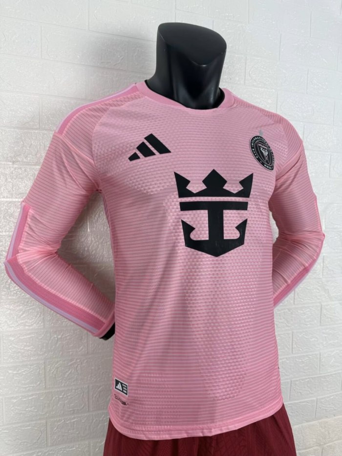 Inter Miami Home Player Long Sleeve Man Jersey 26/27
