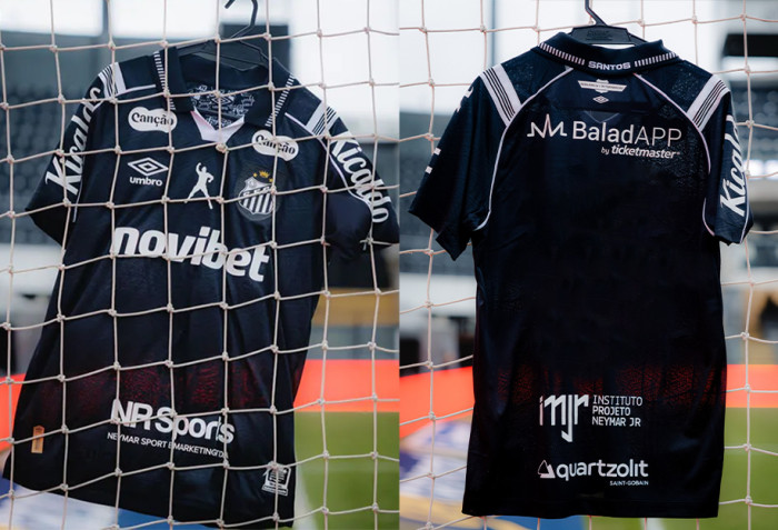 Santos Third Black Man Jersey 26/27