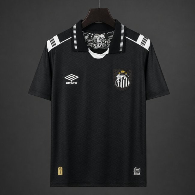 Santos Third Black Man Jersey 26/27