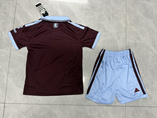 Aston Villa Man Home Kids Suit 26/27