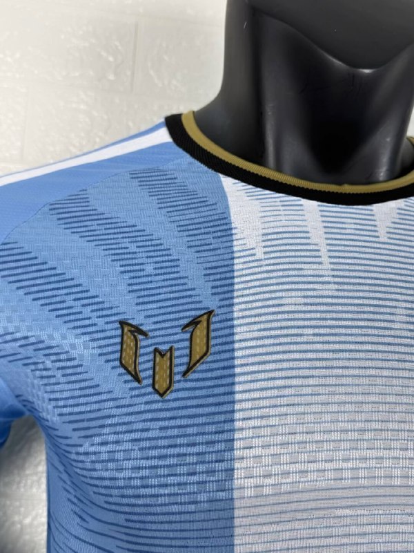 Argentina 2026 Messi Tribute Player Long Sleeve Men Jersey