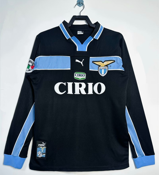 Lazio Away Retro Long Sleeve Retro Jersey 1998/99