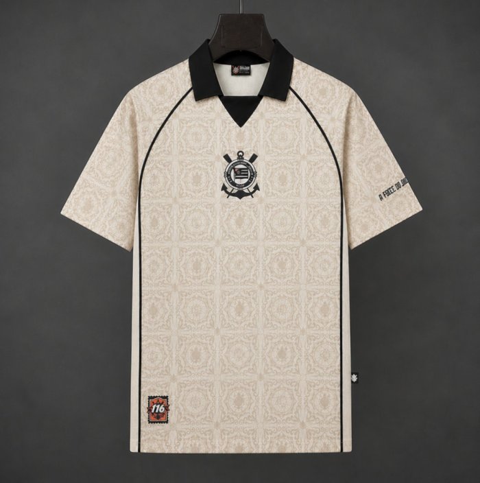 Corinthians 116th Anniversary Beige Polo Man Jersey 26/27