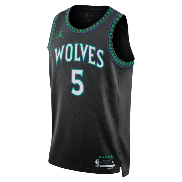 Minnesota Timberwolves Man Jersey Black 22/23