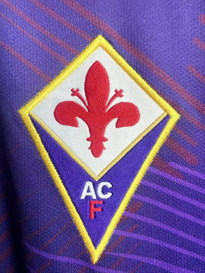 Fiorentina Home Long Sleeve Retro Jersey 92/93
