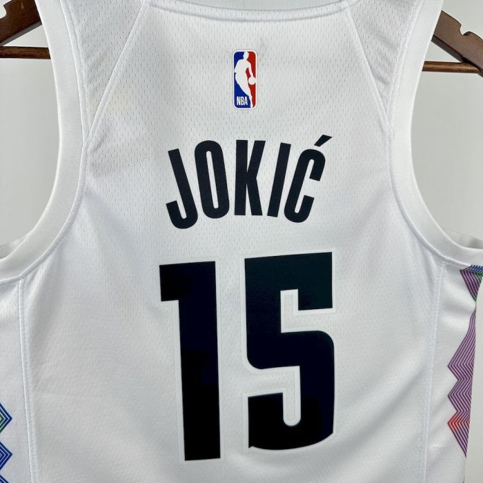 Nikola Jokić Denver Nuggets City Edition 2024/25 Swingman Jersey White