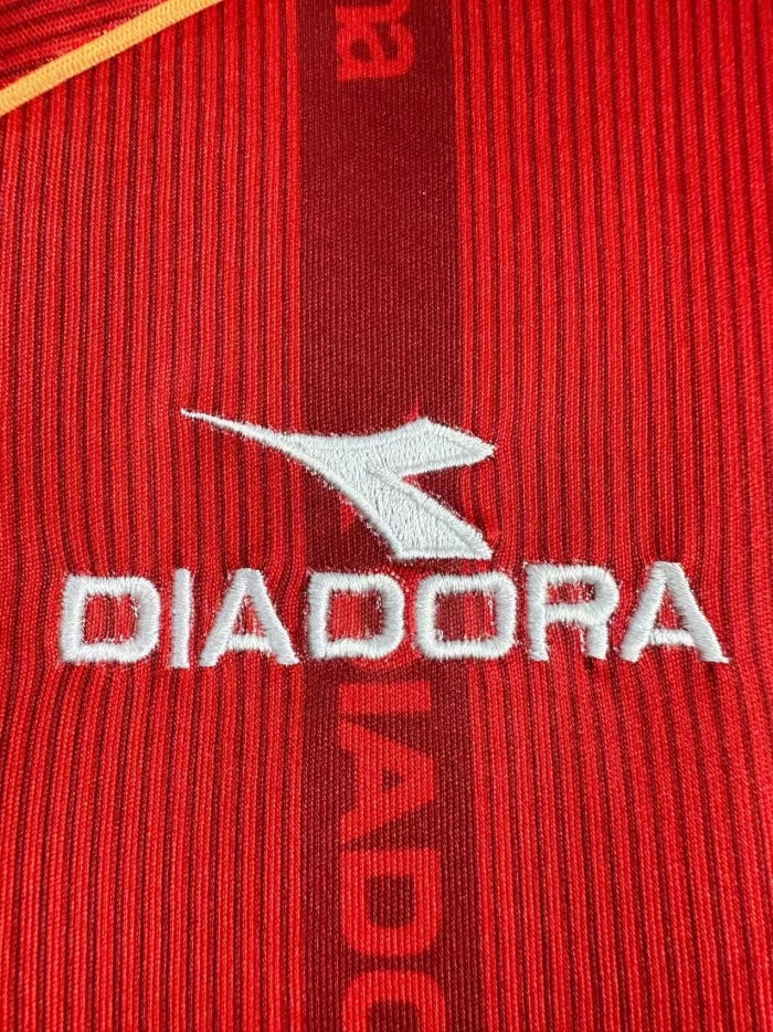 AS Roma Home Retro Long Sleeve Jersey 1999/00