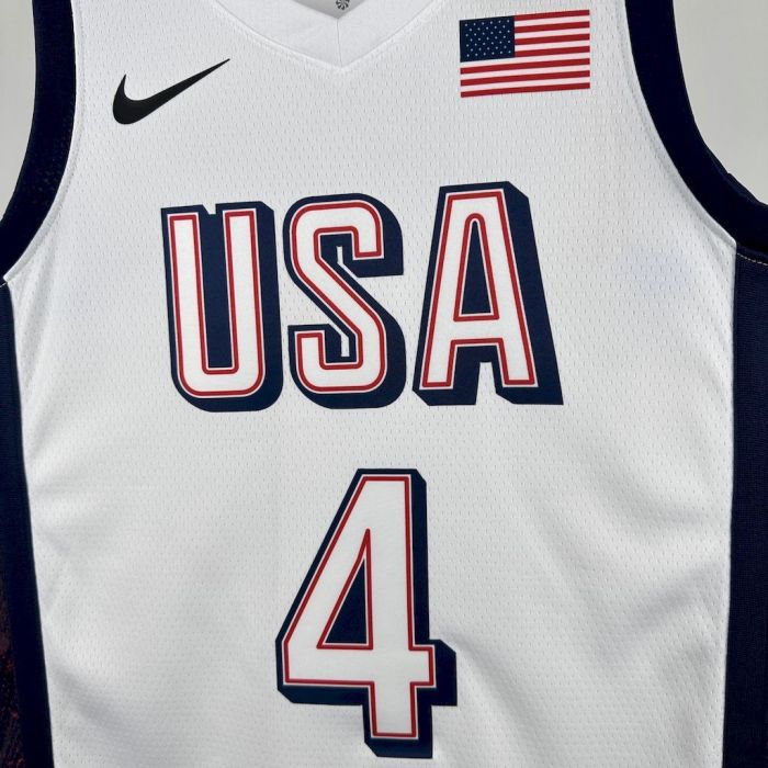 Stephen Curry Team  USA 2024 Swingman Home Jersey White