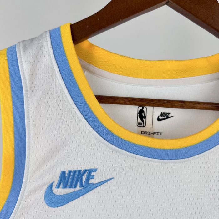 Juan Toscano-Anderson  Los Angeles Lakers Classic Edition 2023/24 Swingman Jersey  Retro White