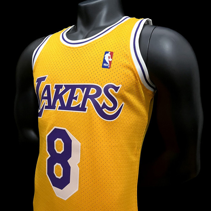 Kobe Bryant Los Angeles Lakers Hardwood Classics Swingman Jersey Yellow