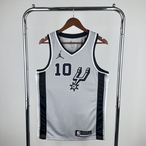 Jeremy Sochan San Antonio Spurs 2021/22 Statement Edition Swingman Jersey Gray