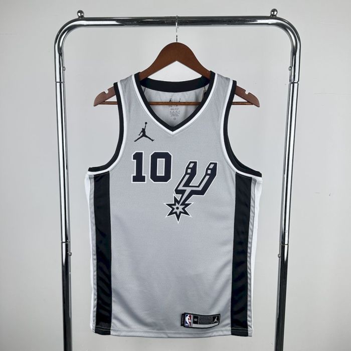 Jeremy Sochan San Antonio Spurs 2021/22 Statement Edition Swingman Jersey Gray