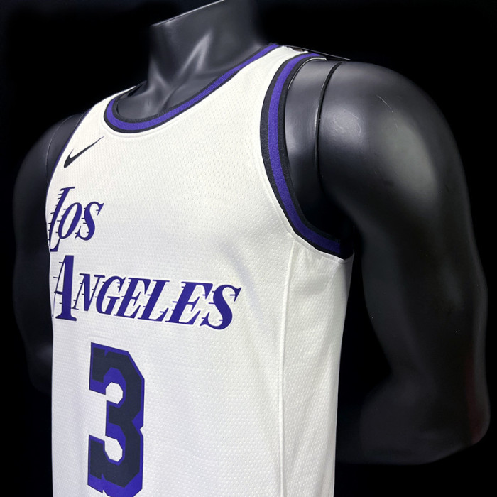 Anthony Davis Los Angeles Lakers City Edition Swingman Jersey 22/23 White
