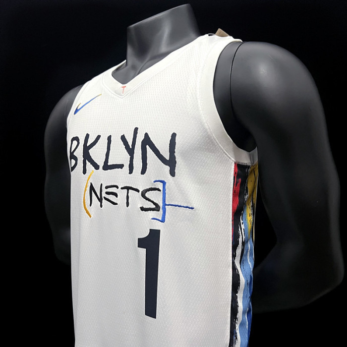 Mikal Bridges Brooklyn Nets City Edition Swingman Jersey White