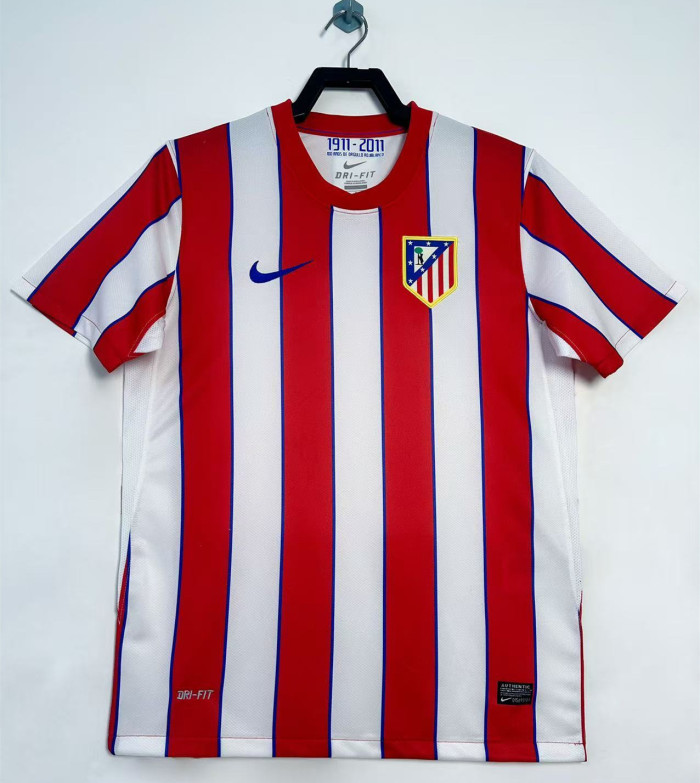 Atletico Madrid Home Retro Jersey 2011/12