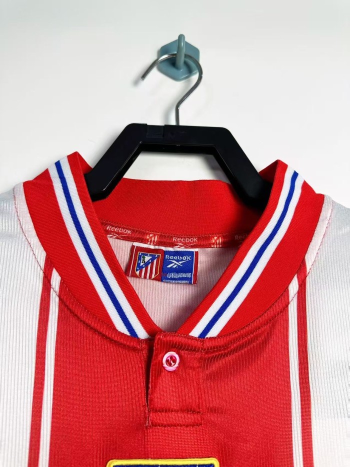 Atletico Madrid Home Retro Jersey 99/00