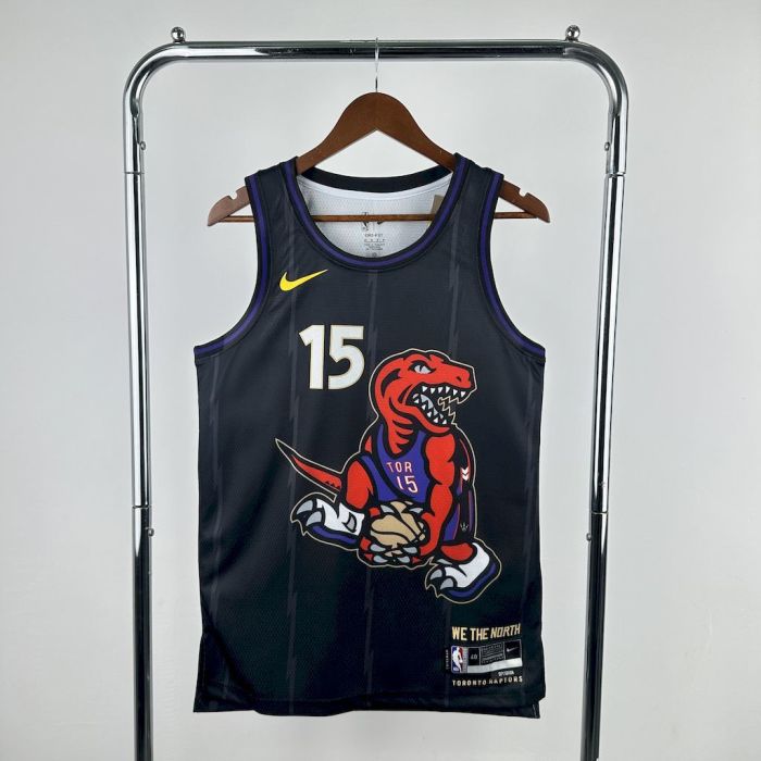 Vince Carter Toronto Raptors City Edition Swingman Jersey 24/25 Black