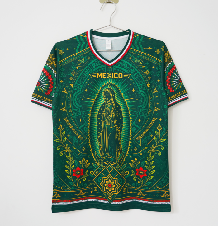 Mexico Virgin of Guadalupe Man Jersey 26/27