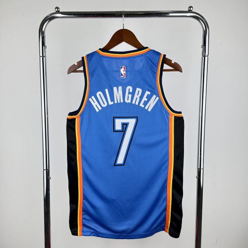 Chet Holmgren Oklahoma City Thunder Icon Edition Swingman Jersey Blue