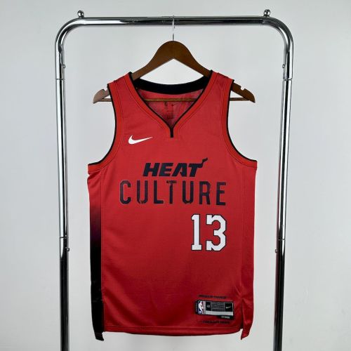 Bam Adebayo Miami Heat City Edition 24/25 Swingman Jersey Red
