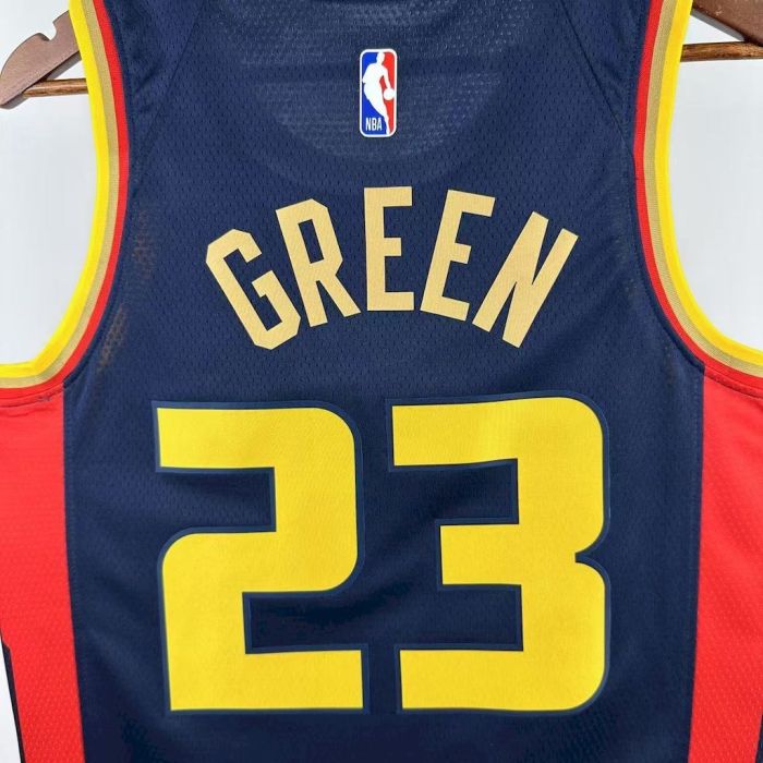 Draymond Green Wiggins Golden State Warriors City Edition Swingman Jersey 24/25 Blue