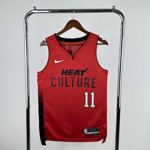 Jaime Jaquez Jr. Miami Heat City Edition 24/25 Swingman Jersey Red