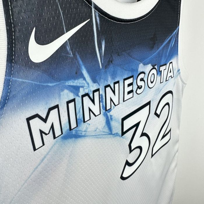 Karl-Anthony Towns Minnesota Timberwolves City Edition 24/25 Swingman Jersey White