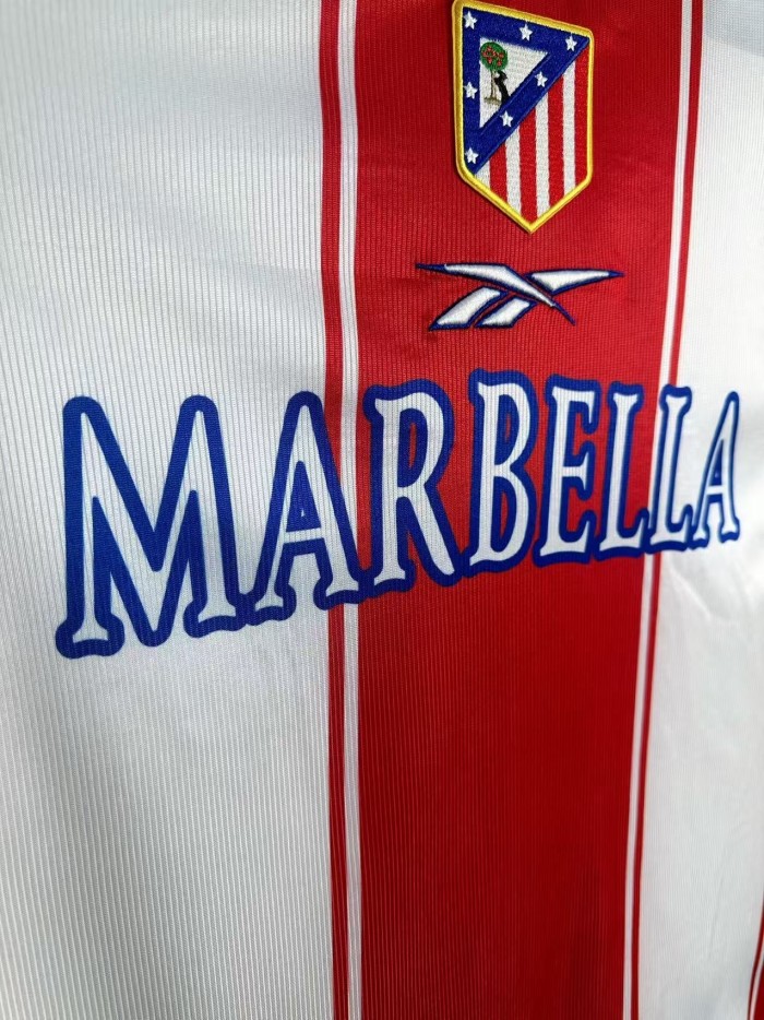 Atletico Madrid Home Retro Jersey 99/00