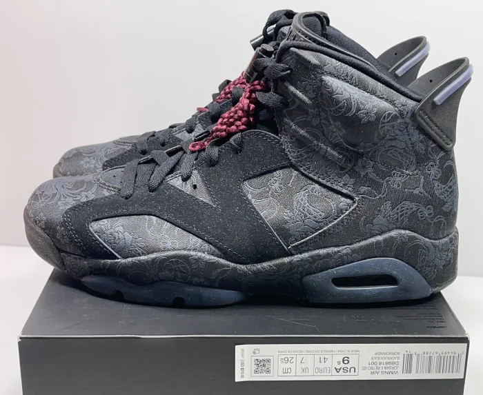 Air Jordan Retro 6 SD “Singles Day” Triple Black DB9818-001