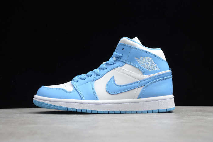 Air Jordan 1 Mid Retro UNC University Blue 554724-106