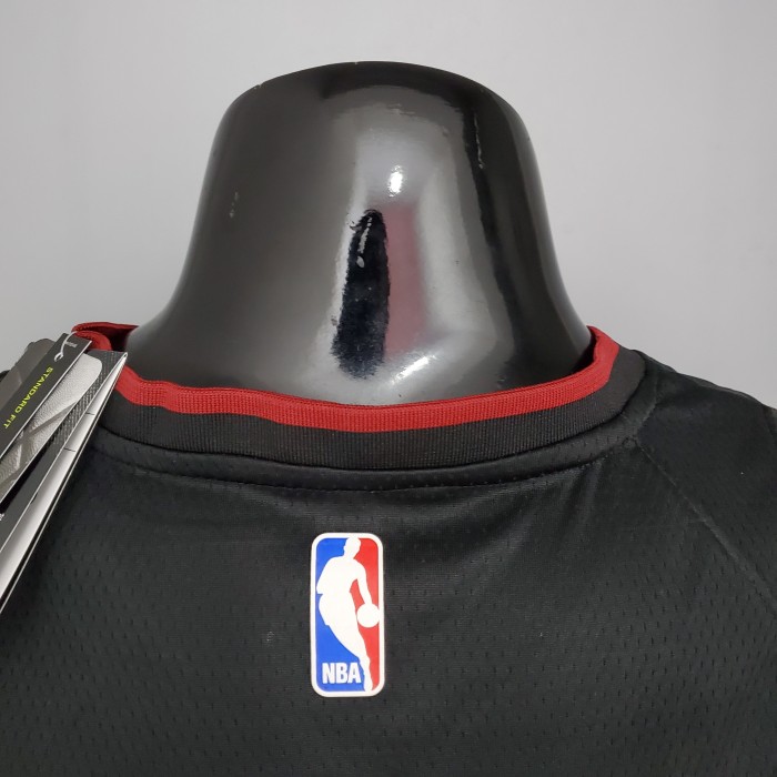 LeBron James Miami Heat Swingman Jersey Black