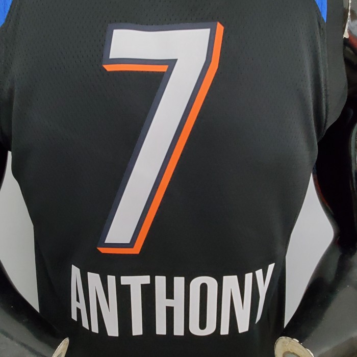 Carmelo Anthony Oklahoma City Thunder City Edition Swingman Jersey Black