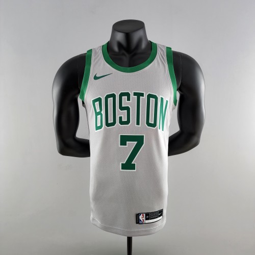 Jaylen Brown Boston Celtics Platinum Swingman Jersey Grey