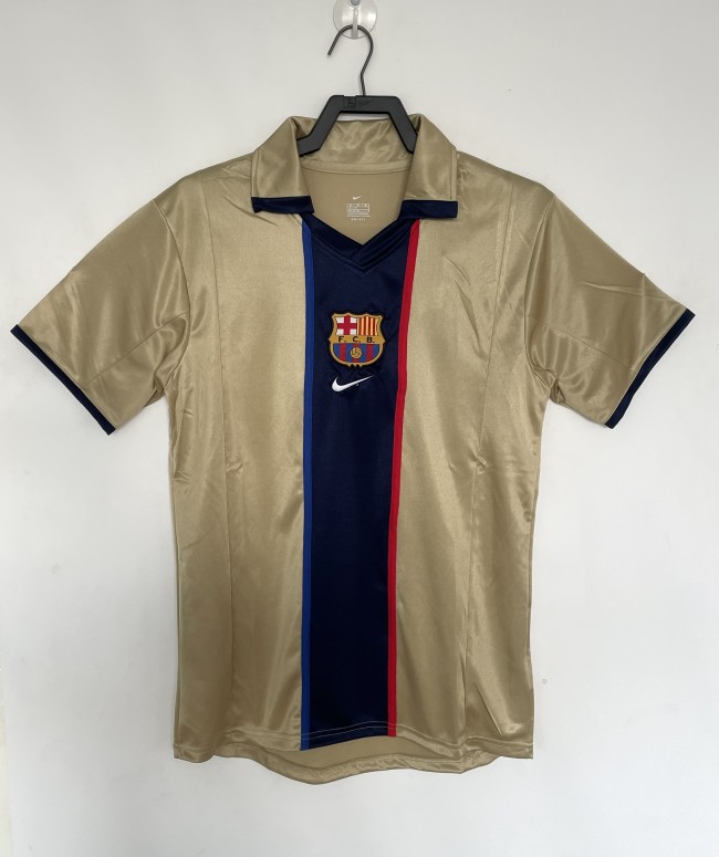 Barcelona Away Retro Jersey 2001/02