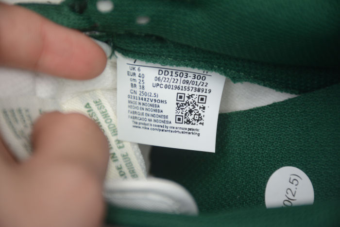 SB Dunk Low Retro Gorge Green Midnight Navy DD1503-300