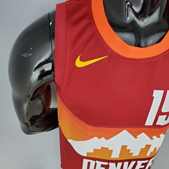 Nikola Jokic Denver Nuggets Swingman Jersey Red