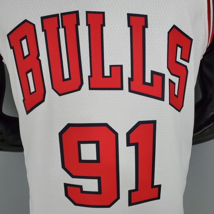 Dennis Rodman Chicago Bulls 75th Anniversary Swingman Jersey White
