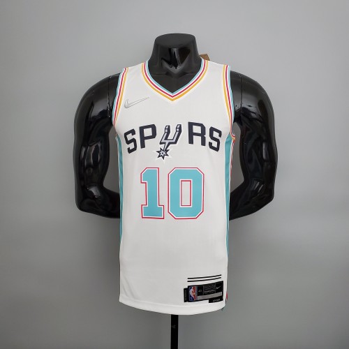 DeMar DeRozan San Antonio Spurs 2022 City Edition Swingman Jersey White