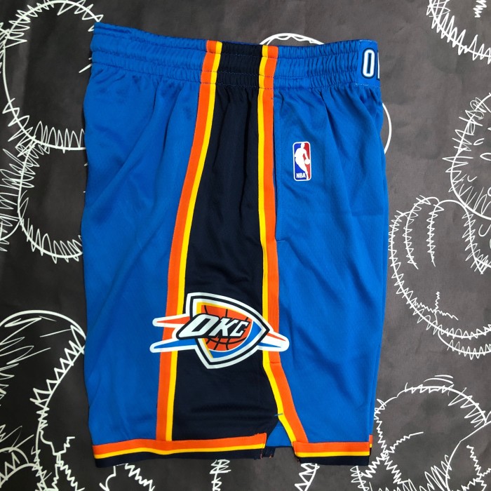 Oklahoma City Thunder   Basketball  Shorts Blue 2024