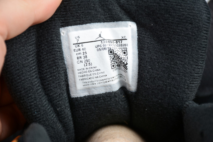 Air Jordan 12 Retro Reverse Taxi Black 130690-017